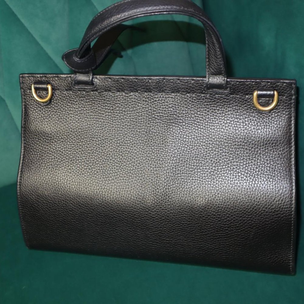 Gucci Calfskin Small GG Marmont Top Handle Bag - Picture 8 of 14